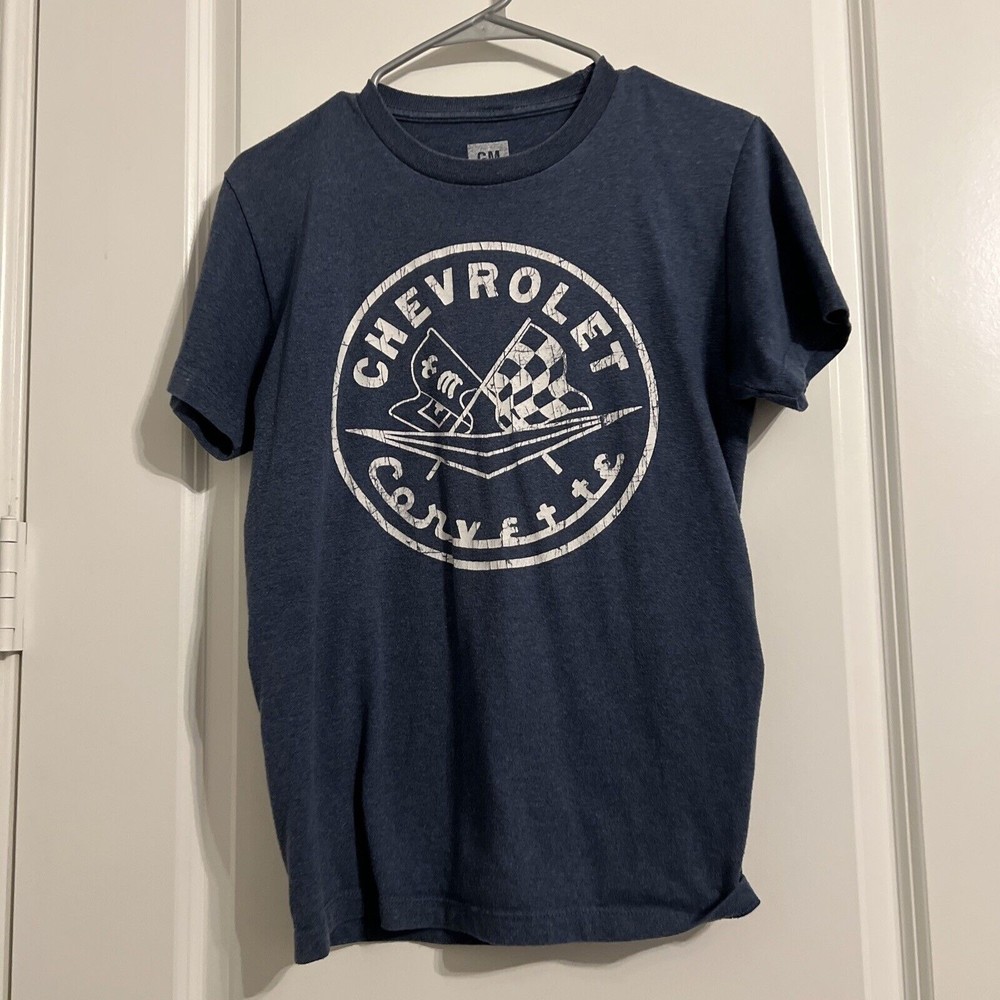 GM Offical Chevrolet Grey Crewneck T-shirt Womens Small